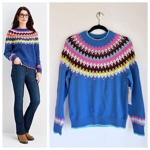 NEW SAMPLE St. John's Bay Womens Crew Neck Long Sleeve Pullover Sweater Size M